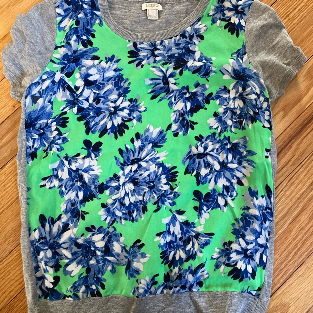 J. Crew Factory floral spring top